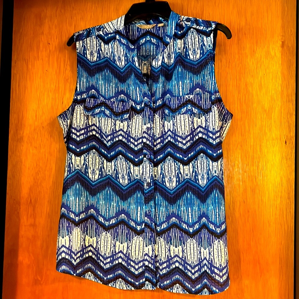 Coral Bay petite Large sleeveless dress shirt